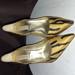 Michael Kors Leopard Leather Heels